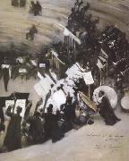 John Singer Sargent Rehearsal of the Pasdeloup Orchestra at the Cirque d'Hiver (mk18) Sweden oil painting artist